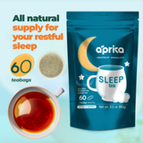 Herbal Sleep Tea With Sleep Guide, 60 Bags from Aprika Life