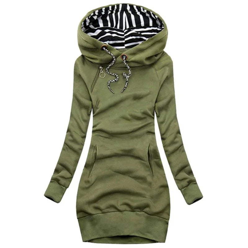 Casual Sweater Dress - Slim Fit Long Sleeve Pullover Sweatshirt From Kawaii Stop