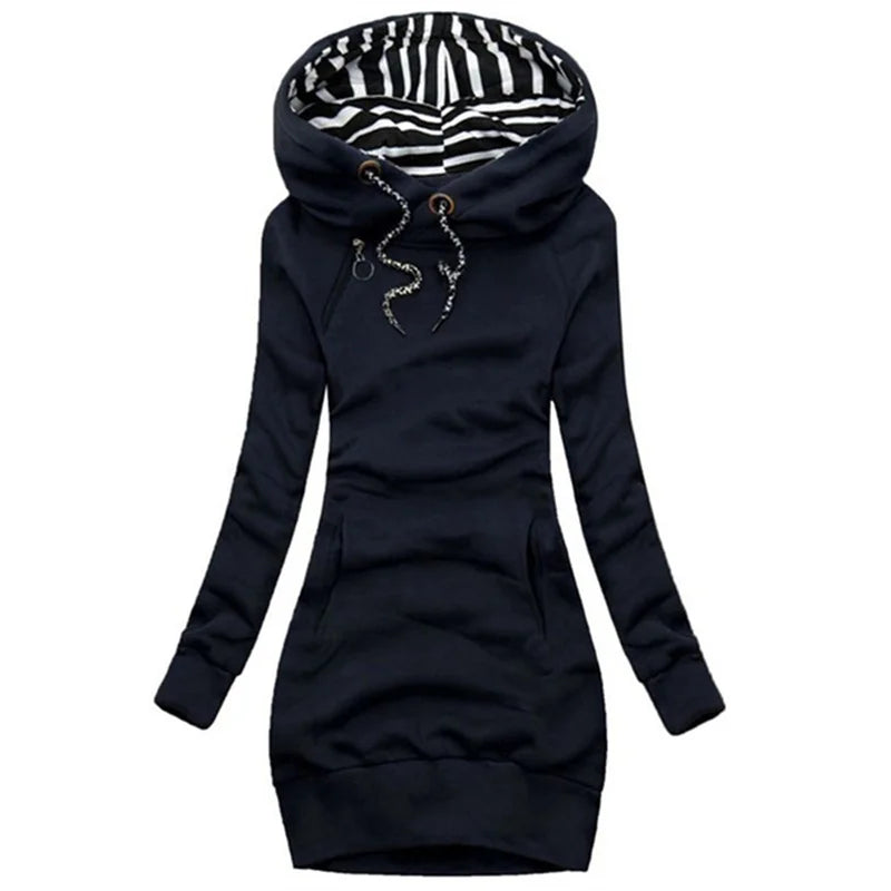Casual Sweater Dress - Slim Fit Long Sleeve Pullover Sweatshirt From Kawaii Stop
