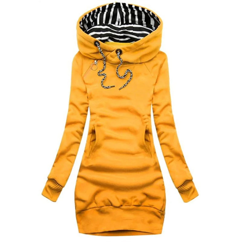 Casual Sweater Dress - Slim Fit Long Sleeve Pullover Sweatshirt From Kawaii Stop