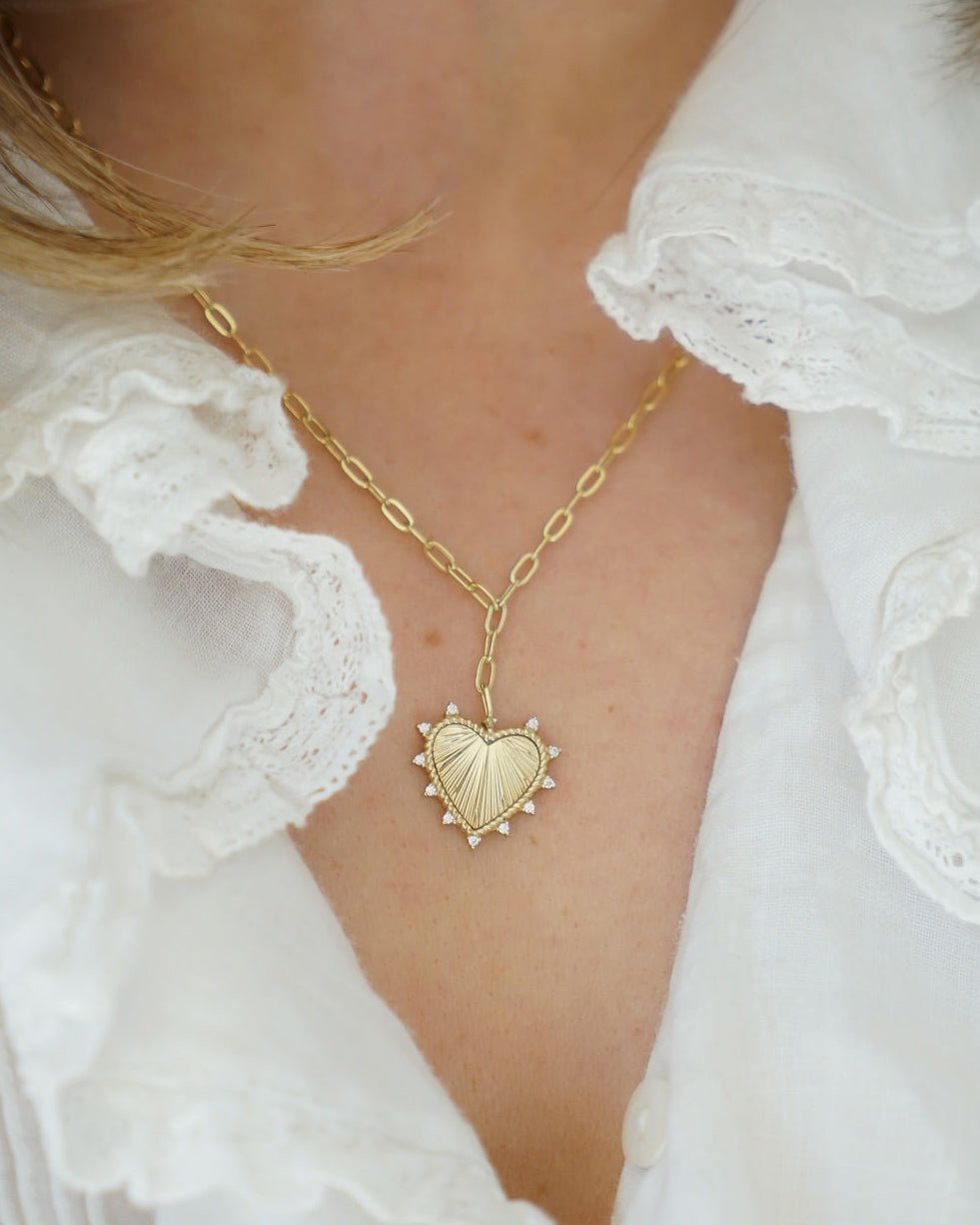 SLOAN HEART NECKLACE From Shop Cupcakes and Cashmere