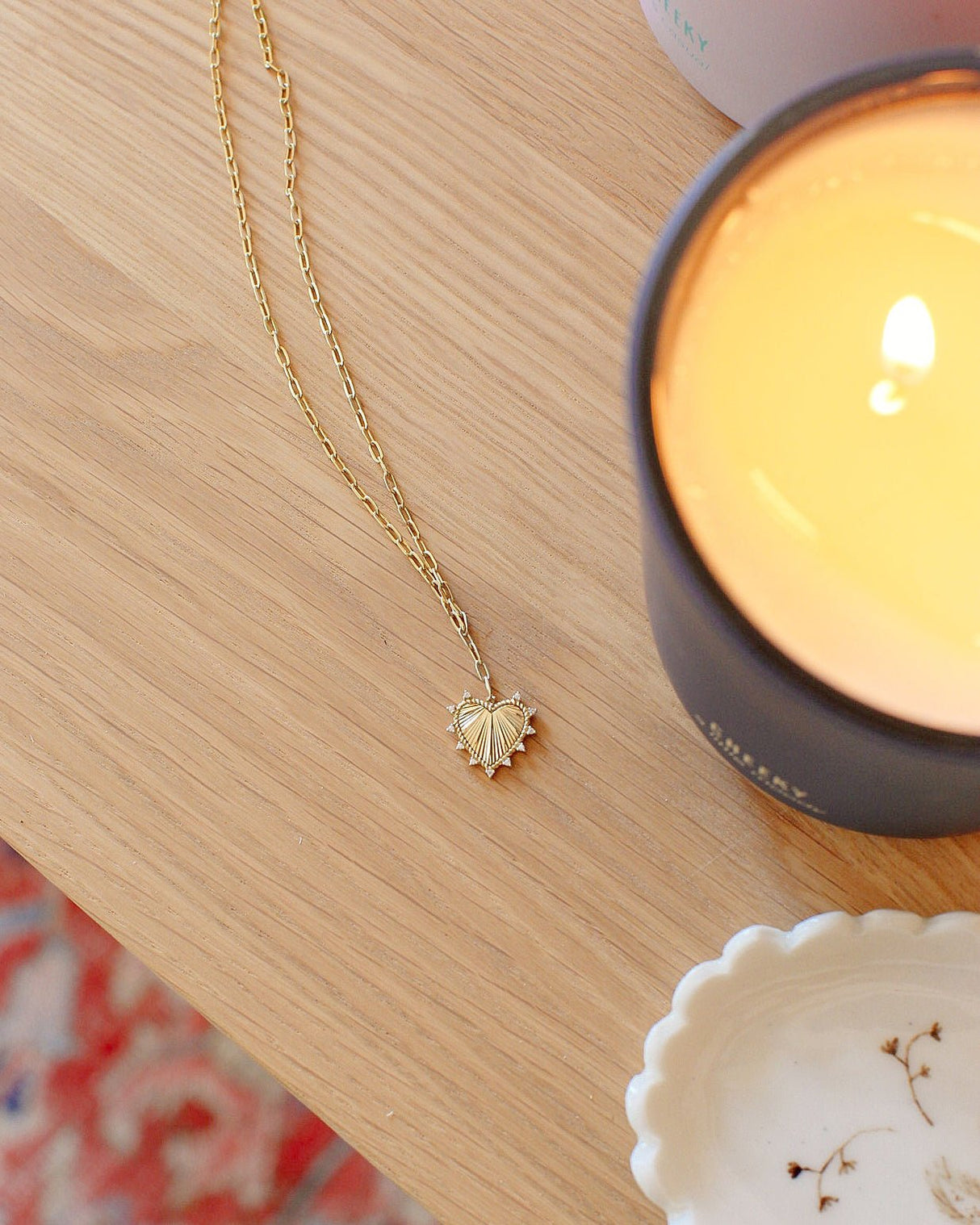 SLOAN HEART NECKLACE From Shop Cupcakes and Cashmere