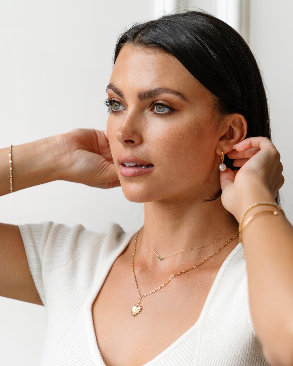 SLOAN HEART NECKLACE From Shop Cupcakes and Cashmere