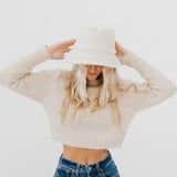 Slope Style Quilted Fur Trim Bucket Hat from Pretty Simple
