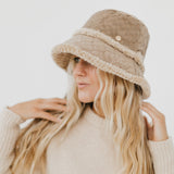Slope Style Quilted Fur Trim Bucket Hat from Pretty Simple