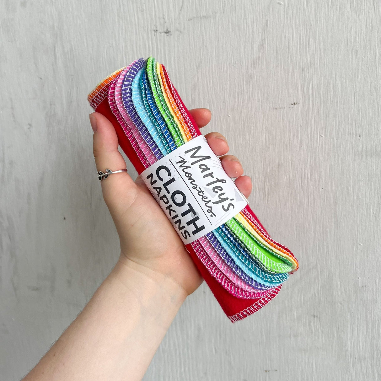 Small Cloth Napkins: Color Mixes 12-Pack from Marley's Monsters