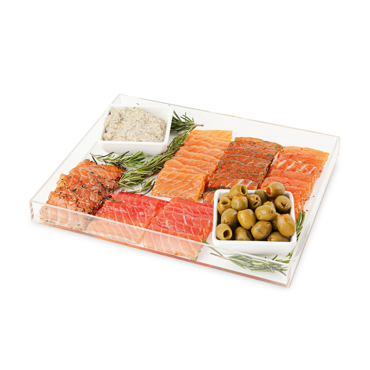 Clear Acrylic Serving Tray With Lid from Hammont