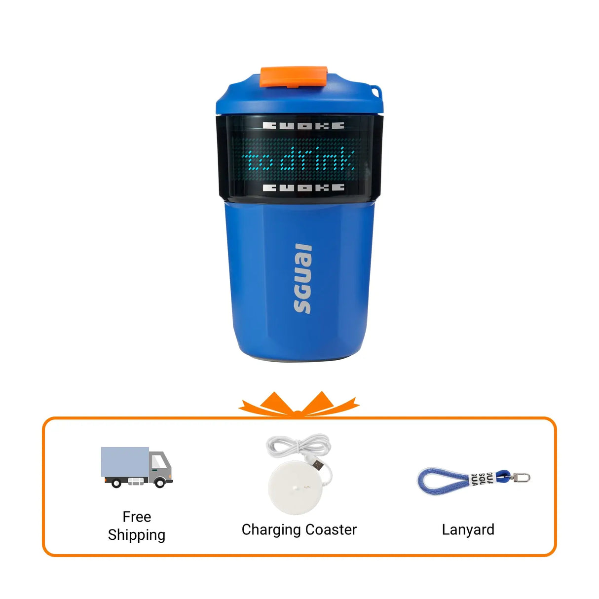 Custom Smart Reusable Insulated Iced Coffee Cup from Cool Gadget