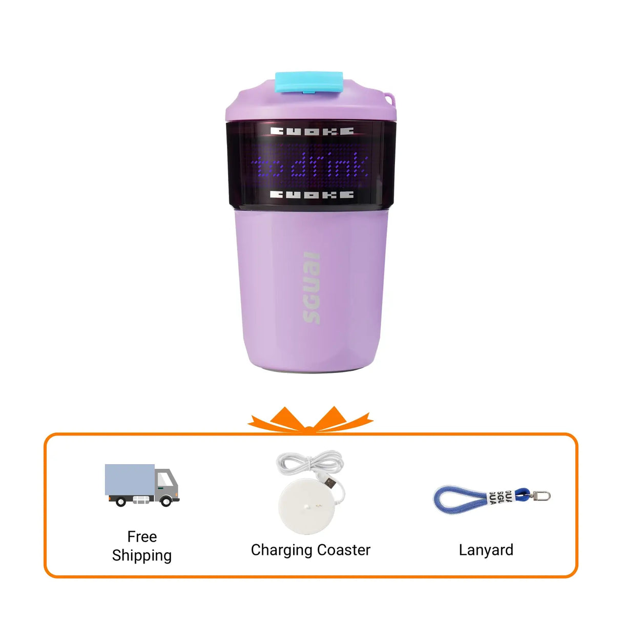 Custom Smart Reusable Insulated Iced Coffee Cup from Cool Gadget