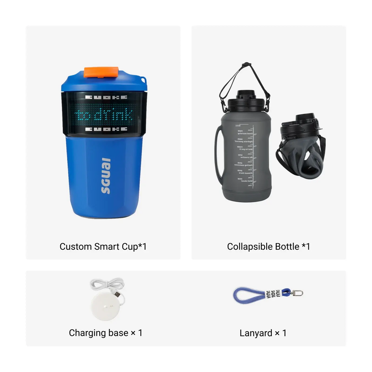 Custom Smart Reusable Insulated Iced Coffee Cup from Cool Gadget