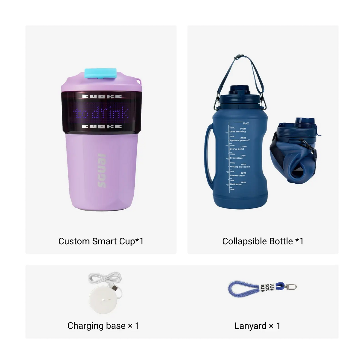 Custom Smart Reusable Insulated Iced Coffee Cup from Cool Gadget