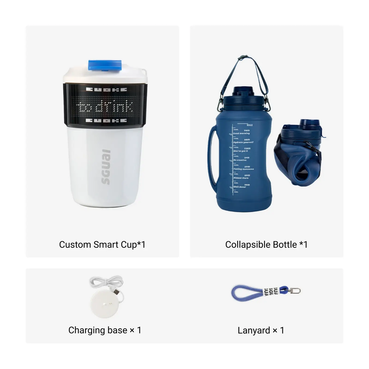 Custom Smart Reusable Insulated Iced Coffee Cup from Cool Gadget