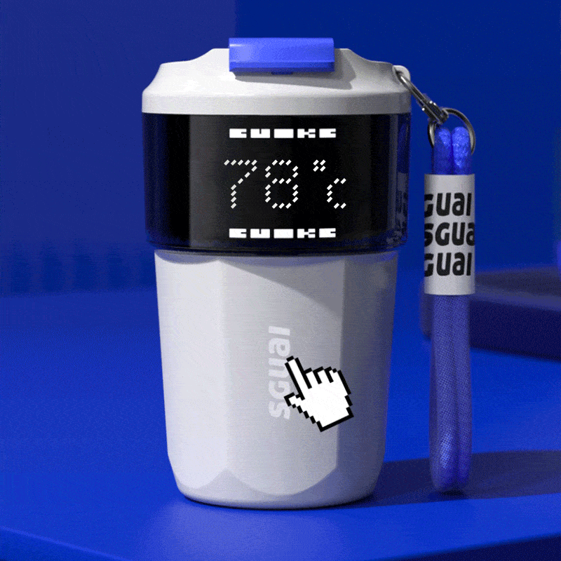 Custom Smart Reusable Insulated Iced Coffee Cup from Cool Gadget