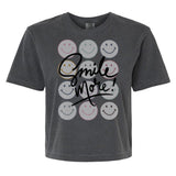 'Smile More' Boxy T-Shirt from United Monograms