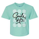 'Smile More' Boxy T-Shirt from United Monograms