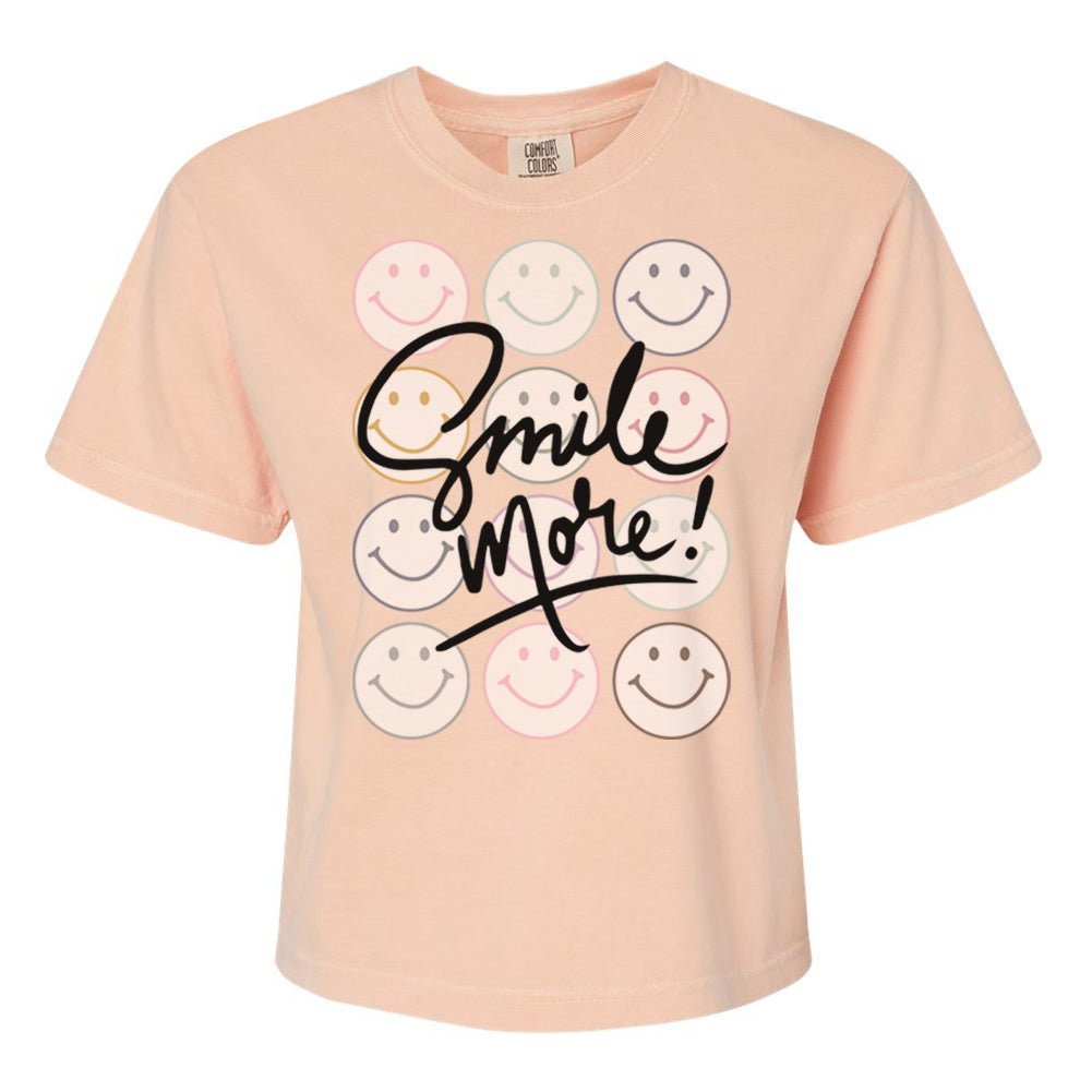 'Smile More' Boxy T-Shirt from United Monograms
