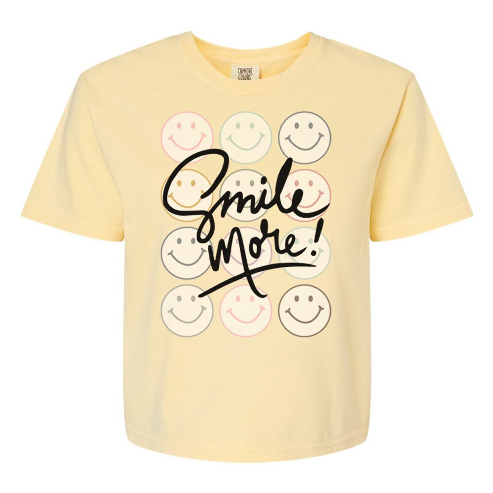 'Smile More' Boxy T-Shirt from United Monograms