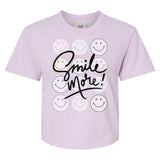 'Smile More' Boxy T-Shirt from United Monograms