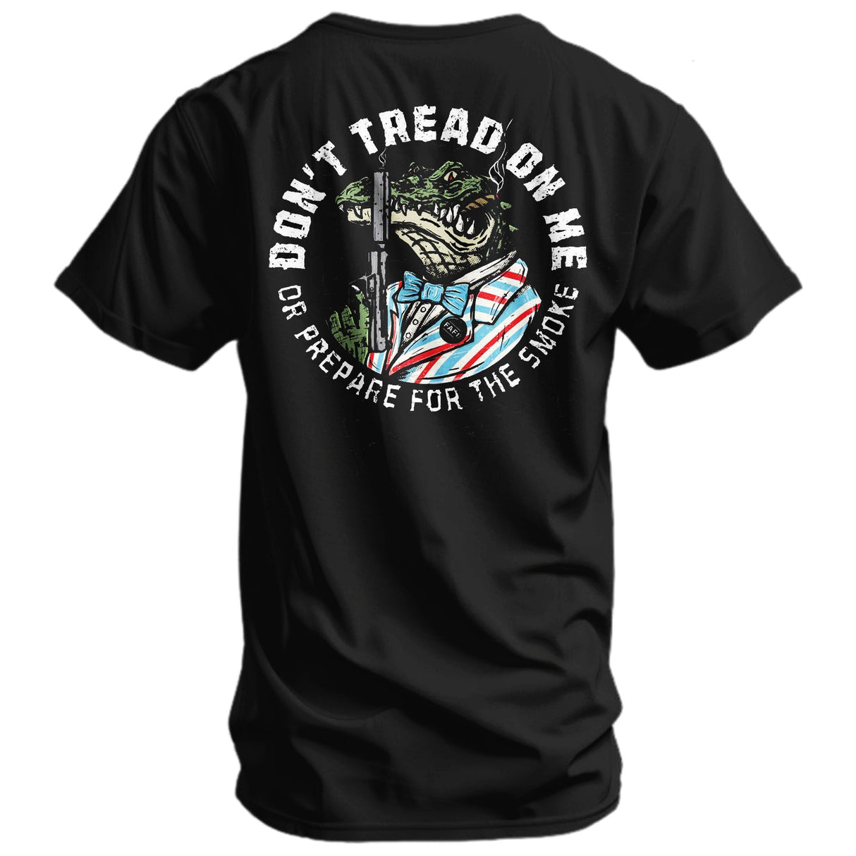 Don't Tread On Me Or Prepare For The Smoke Men's T-Shirt From Combat Iron Apparel