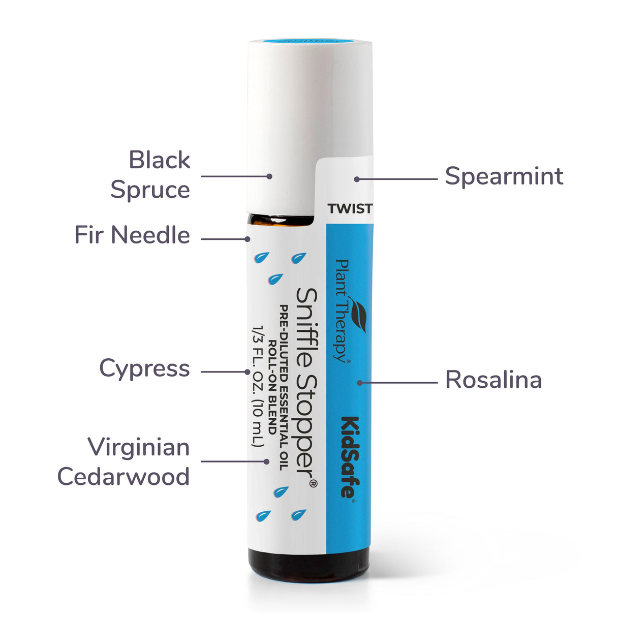 KidSafe Feelin' Good Pre-Diluted Roll-On 3 Set from Plant Therapy