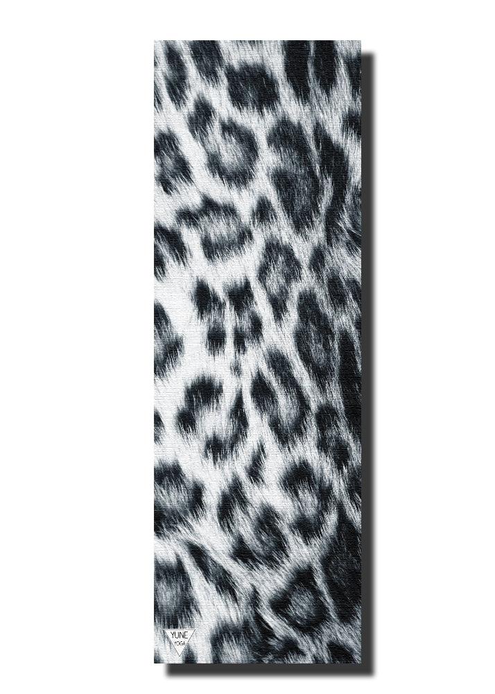 Snow Leopard Print Sustainable Yoga Mat – Ultra Grip + Eco PER | Yune from Yune Yoga