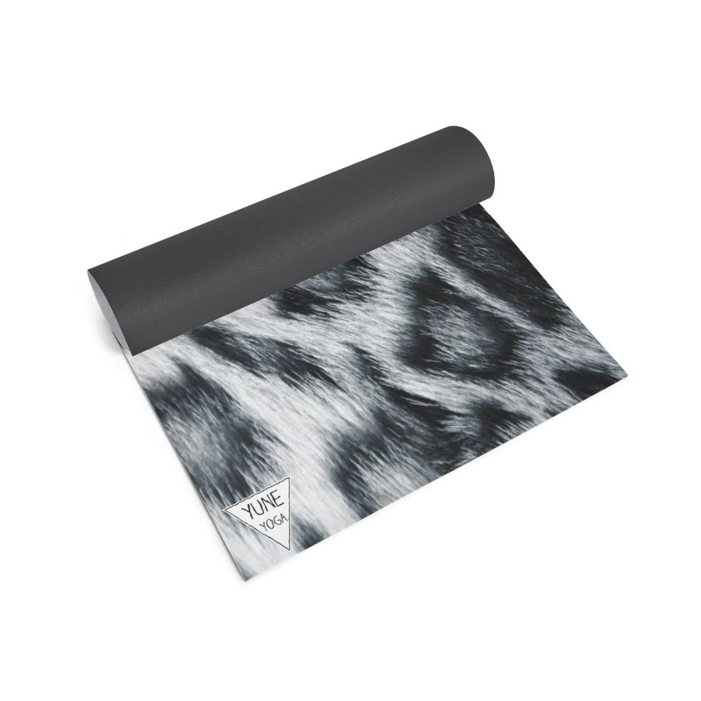Snow Leopard Print Sustainable Yoga Mat – Ultra Grip + Eco PER | Yune from Yune Yoga