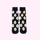Black Fried Egg Socks from Medusa's Makeup