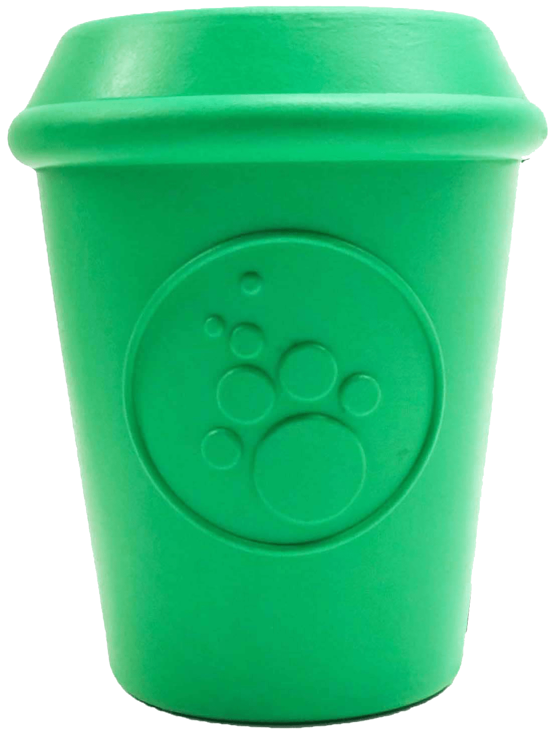 Coffee Cup Durable Rubber Chew Toy and Treat Dispenser From SodaPup