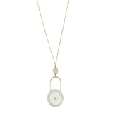 Solar Quartz Eye Necklace from SLATE + SALT