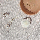 Solar Quartz Eye Necklace from SLATE + SALT