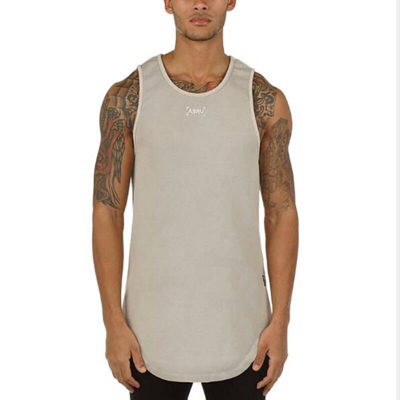 Men's Solid Color Summer Cotton Sport Tank Tops From Kawaii Stop