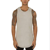 Men's Solid Color Summer Cotton Sport Tank Tops From Kawaii Stop