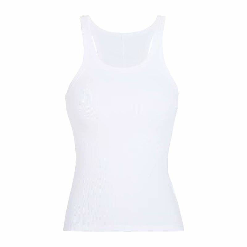 Solid Ribbed Tank Top From Kawaii Stop
