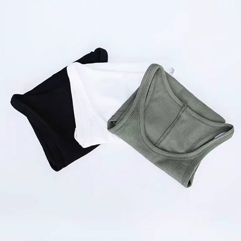 Solid Ribbed Tank Top From Kawaii Stop