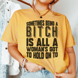 All A Woman's Got To Hold On To Tee From Peachy Sunday
