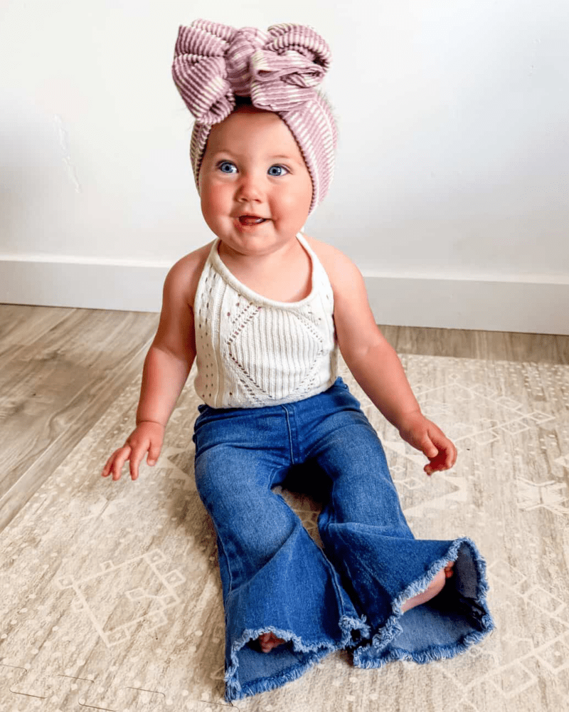 Sophie Denim Bell Bottoms - Dark Wash from Bailey's Blossoms