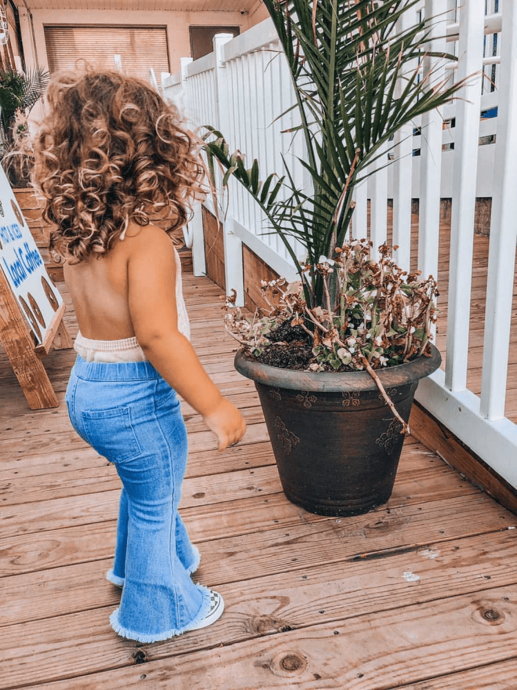 Sophie Denim Bell Bottoms - Light Wash from Bailey's Blossoms