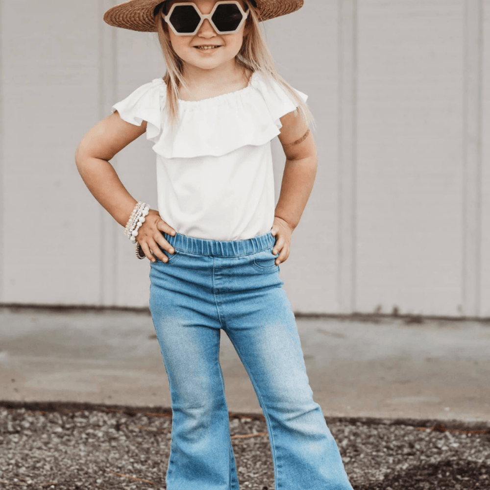Sophie Denim Bell Bottoms - Light Wash from Bailey's Blossoms