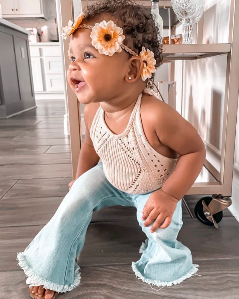 Sophie Denim Bell Bottoms - Light Wash from Bailey's Blossoms