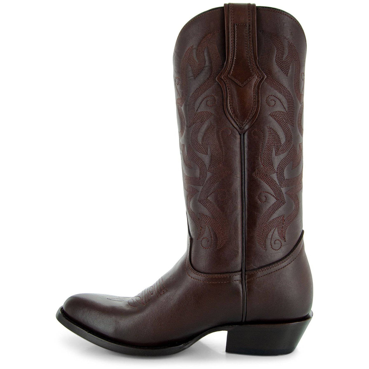 Cowboy Dress Boots | Mens Classic Round-Toe Boots (H7001-Brown) from Soto Boots