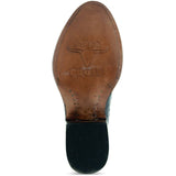 Men's Black Ostrich Print Cowboy Boots (H7002) from Soto Boots