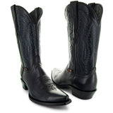 Men's Snip Toe Cowboy Boots Black (H50030) | from Soto Boots