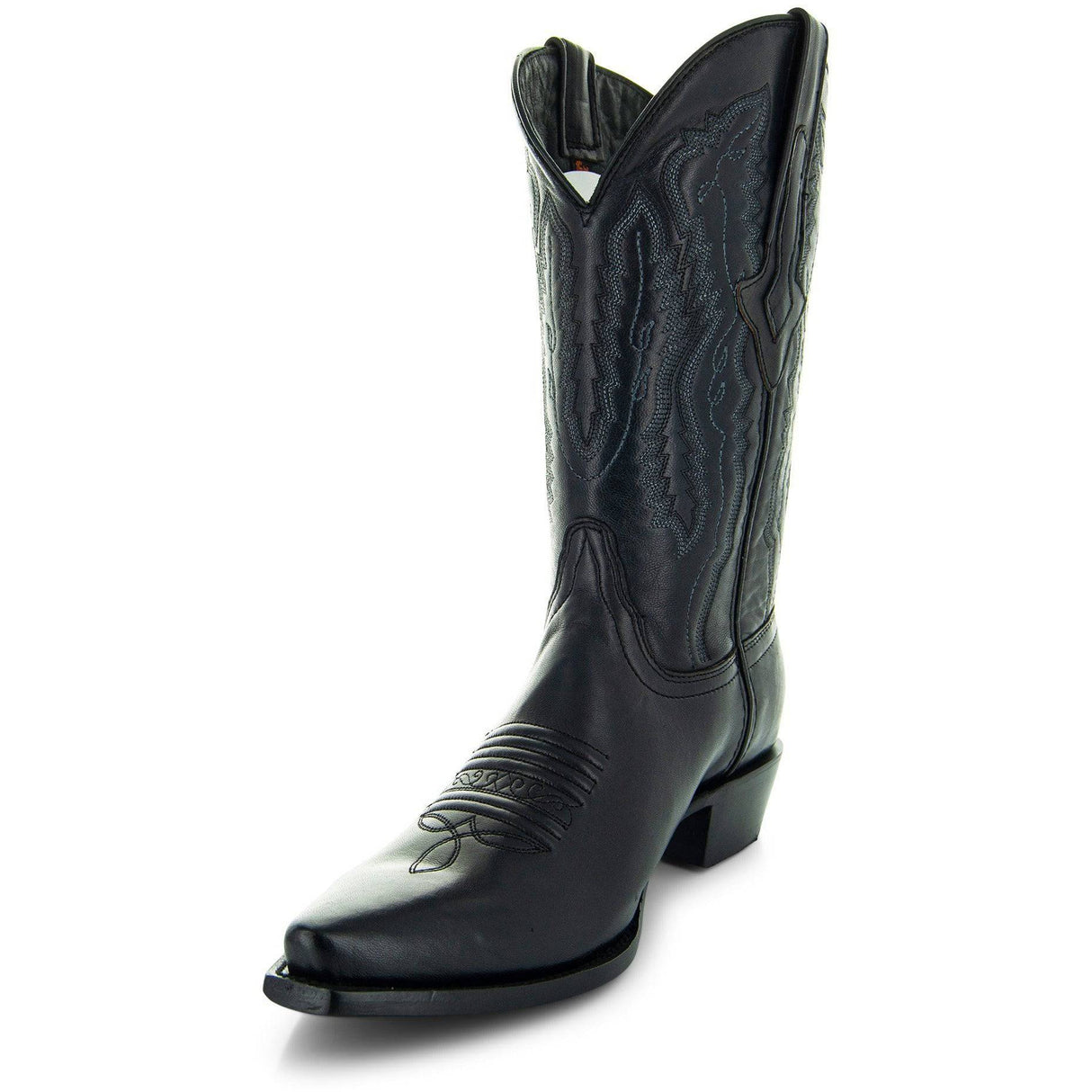 Men's Snip Toe Cowboy Boots Black (H50030) | from Soto Boots