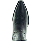 Men's Snip Toe Cowboy Boots Black (H50030) | from Soto Boots