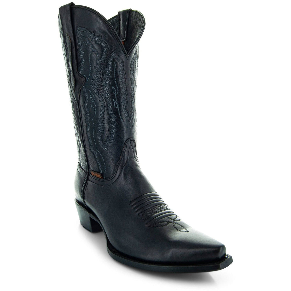 Men's Snip Toe Cowboy Boots Black (H50030) | from Soto Boots