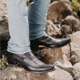 Men's Snip Toe Cowboy Boots Black (H50030) | from Soto Boots