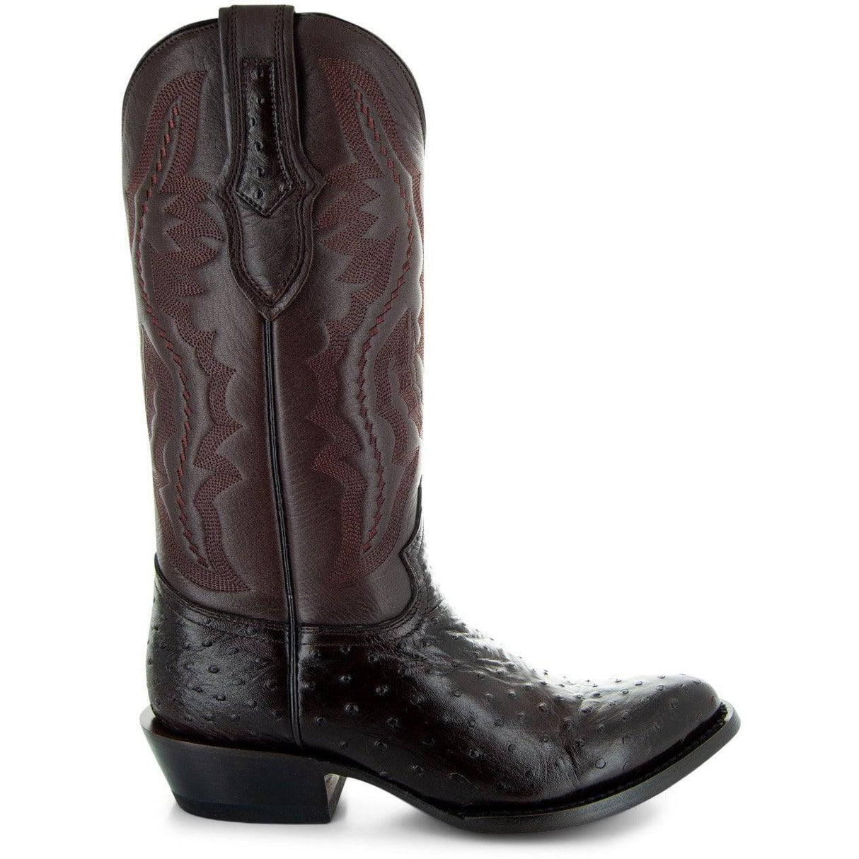 Men's  Brown Ostrich Print Cowboy Boots (H7002) from Soto Boots