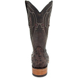 Soto Boots Mens Out of the Wild Brown Ostrich Print Boots H50031 from Soto Boots