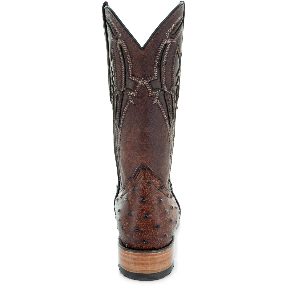 Soto Boots Mens Out of the Wild Cognac Ostrich Print Boots H50031 from Soto Boots