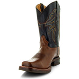 Miel Square Toe Leather Cowboy Boots H4002 from Soto Boots